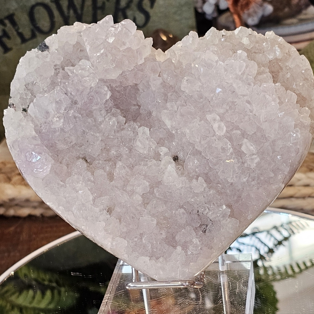 Large Natural Clear Quartz w/light Pink Hue